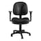 National Public Seating Black 22 1/2 in W 22 1/2 in L 18"-22" H, Arm Rests, Fabric Seat, Comfort Series CTC-A - alternate 4